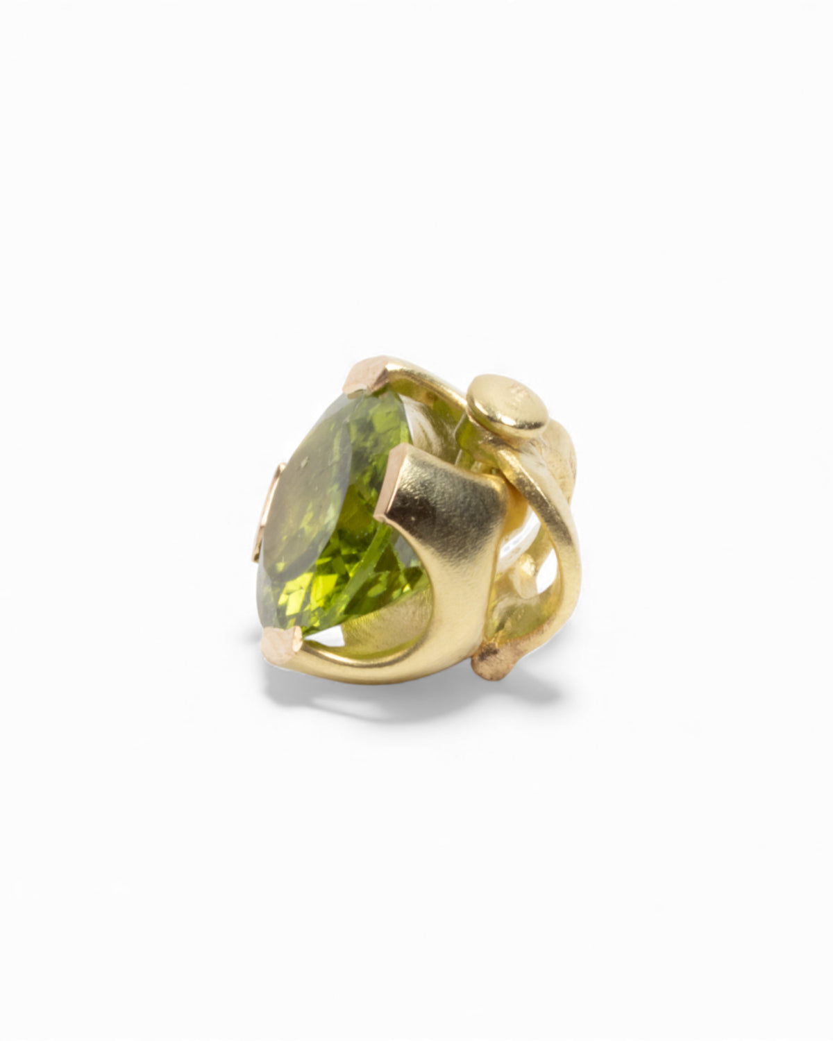 Tarmac Grün - Anhänger mit Peridot (5.57 ct) , 750 Gold