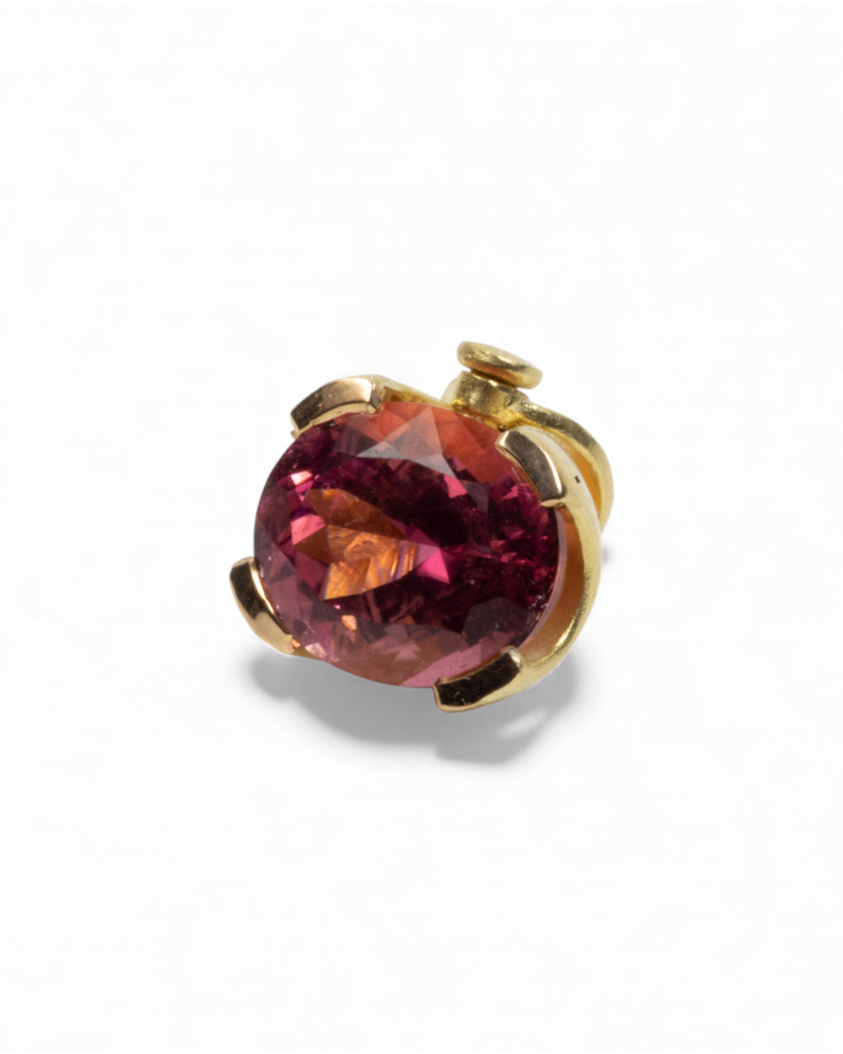 Tarmac Rosa – Anhänger mit Turmalin (7.0 ct), 750 Gold