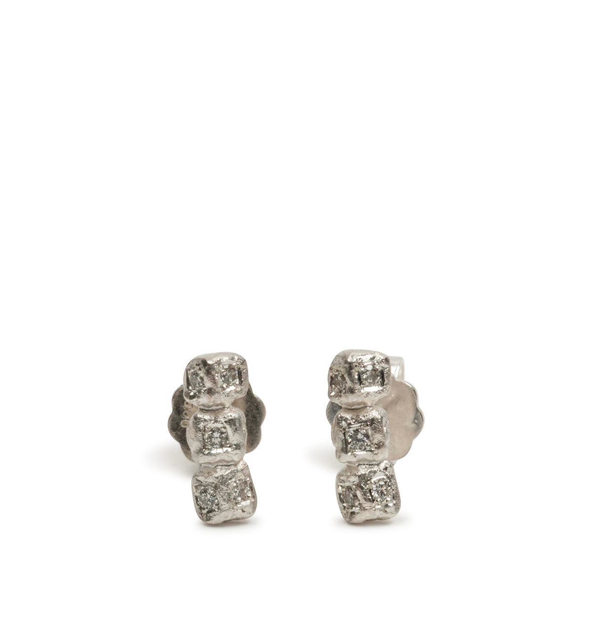 Triple Cubes Ohrstecker - Goldschmiede Krack - Trauringe & Unikatschmuck aus Deidesheim