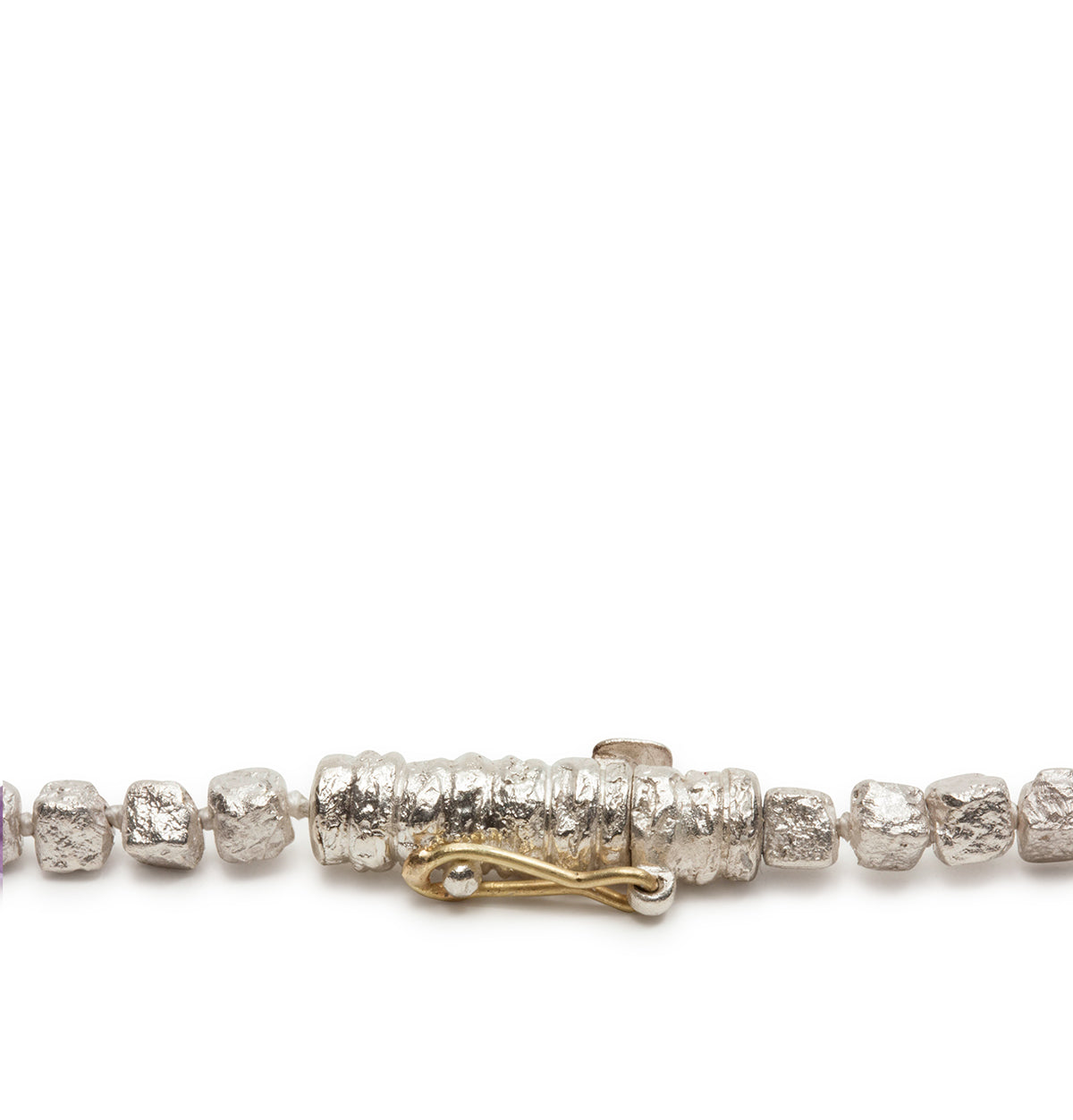 Würfelarmband aus 925 Silber und 750 Gold