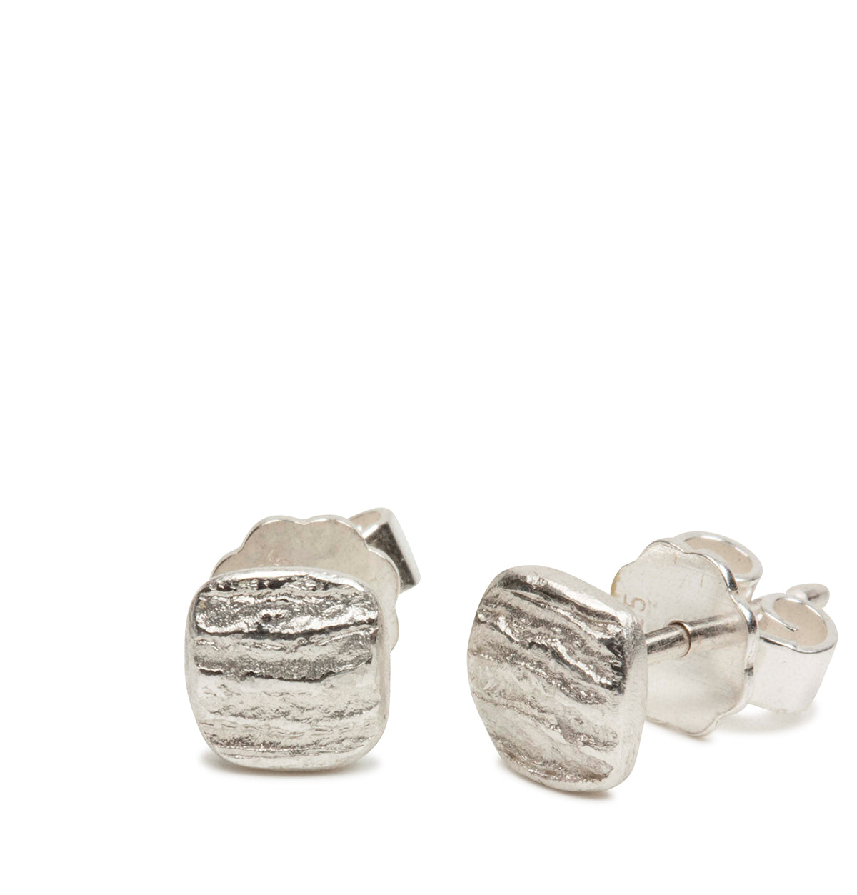 Ohrstecker mit Struktur - 6 mm - Goldschmiede Krack - Trauringe & Unikatschmuck aus Deidesheim