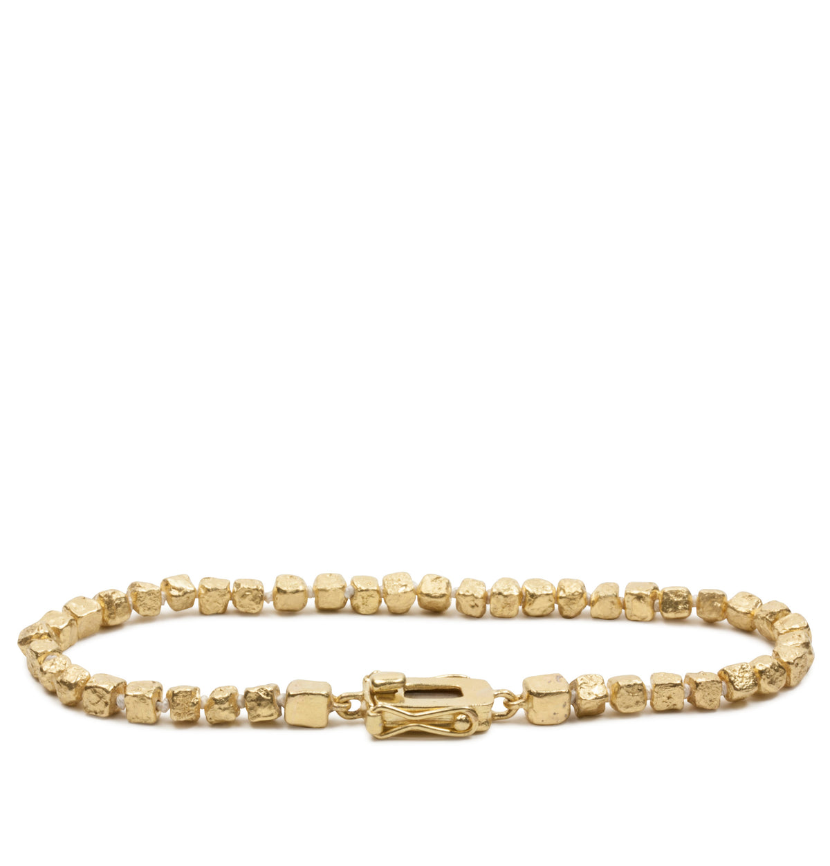 Armband aus 750 Gold mit "Nugget" Struktur - Goldschmiede Krack - Trauringe & Unikatschmuck aus Deidesheim