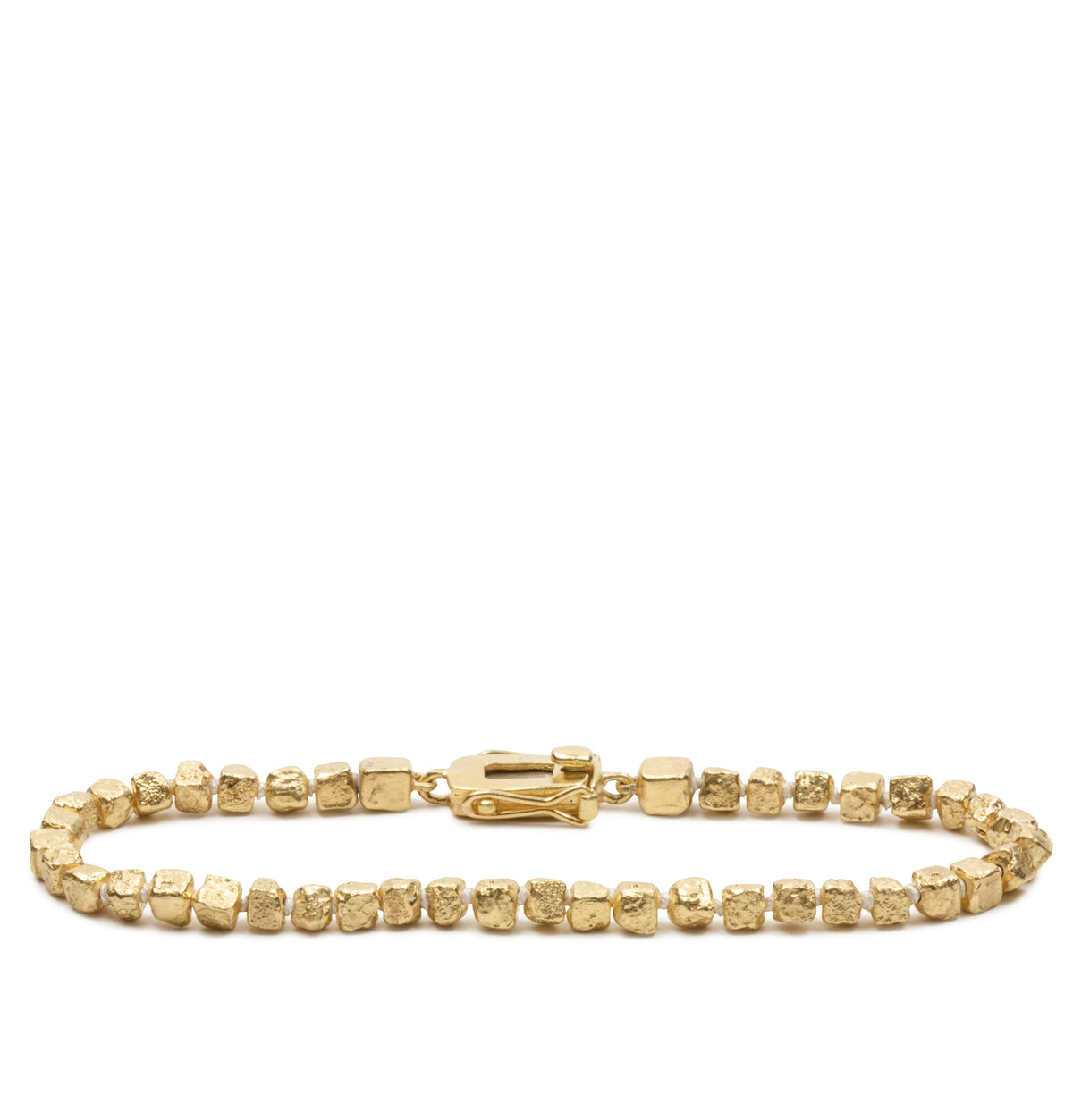 Armband aus 750 Gold mit "Nugget" Struktur - Goldschmiede Krack - Trauringe & Unikatschmuck aus Deidesheim