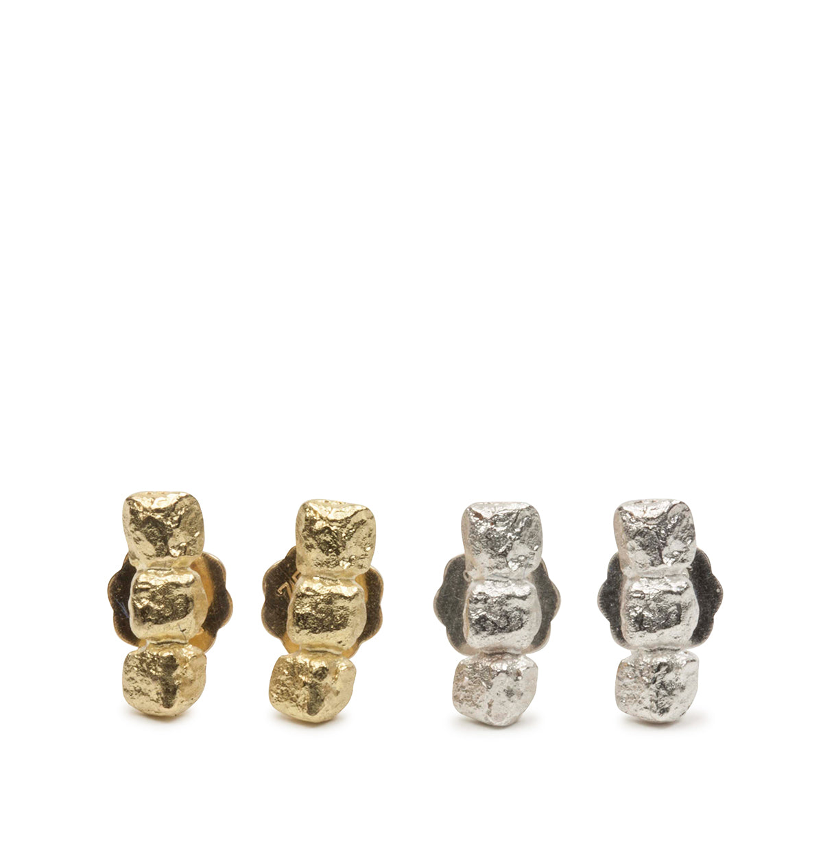 Triple Cubes Ohrstecker - Goldschmiede Krack - Trauringe & Unikatschmuck aus Deidesheim