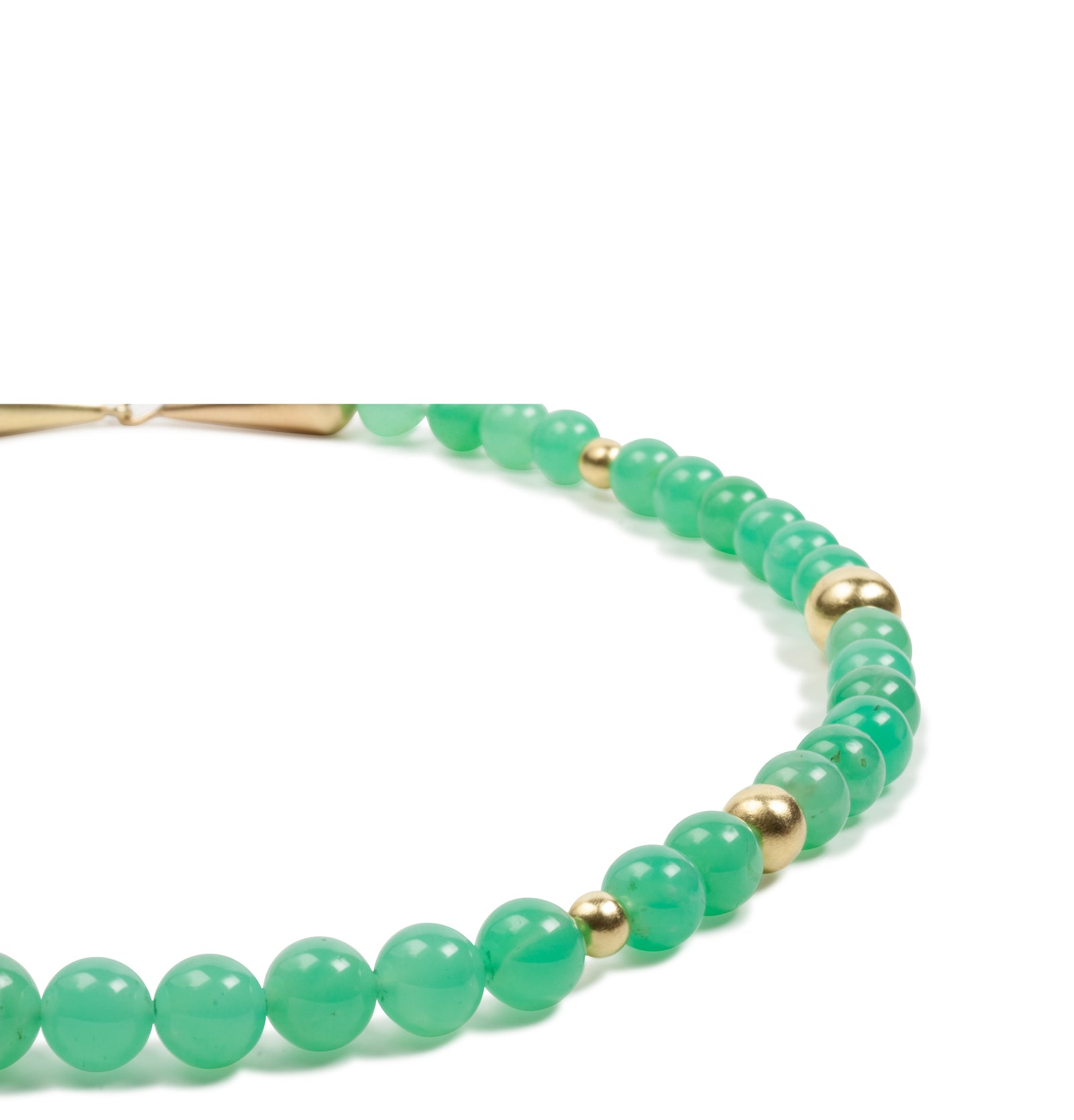 Chrysopras Halsschmuck - Goldschmiede Krack