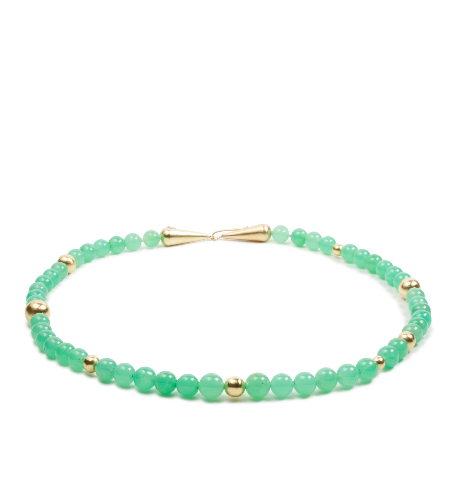 Chrysopras Halsschmuck - Goldschmiede Krack