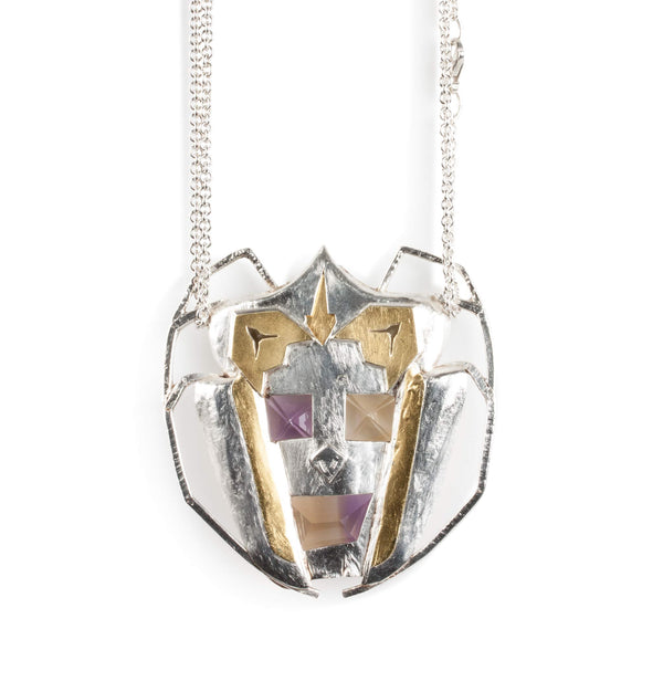 Citrin Amethyst Anhänger - Goldschmiede Krack