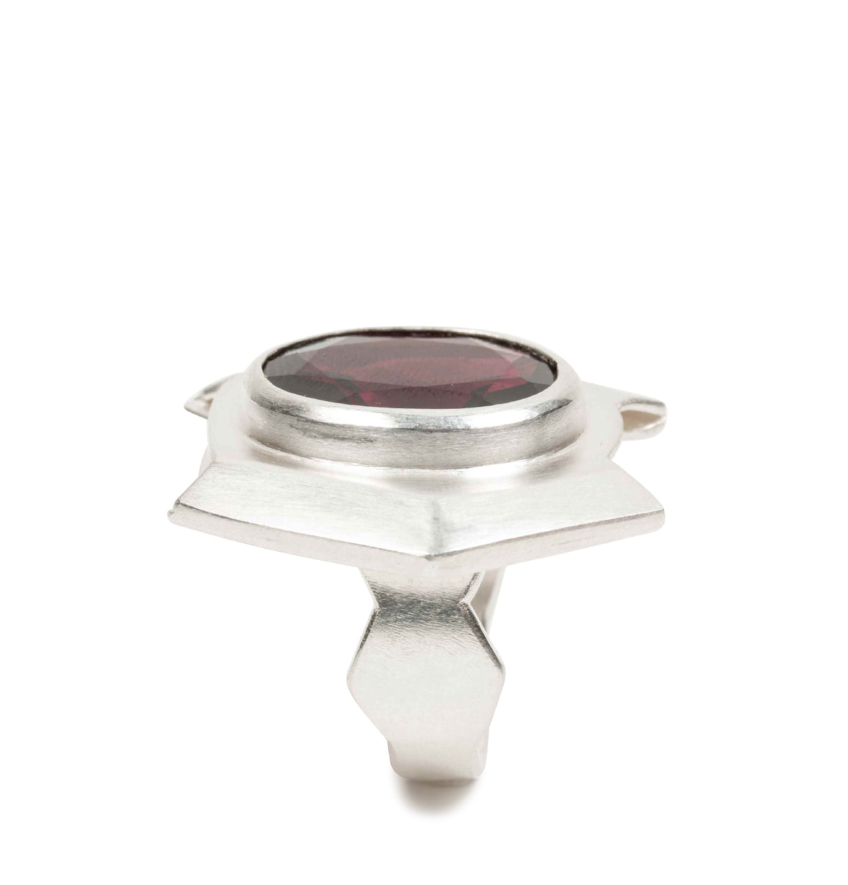 Granat Silberring