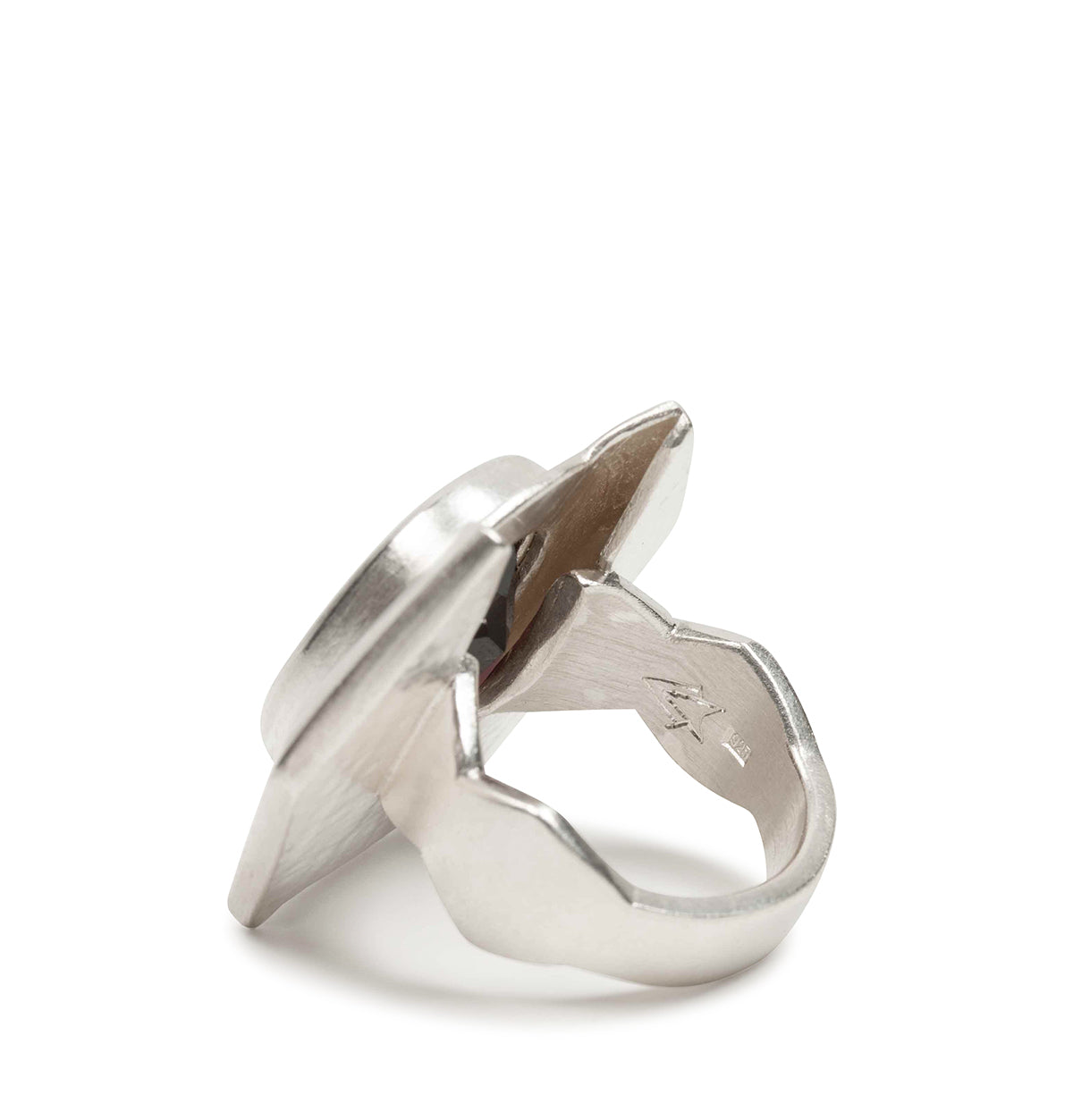 Granat Silberring