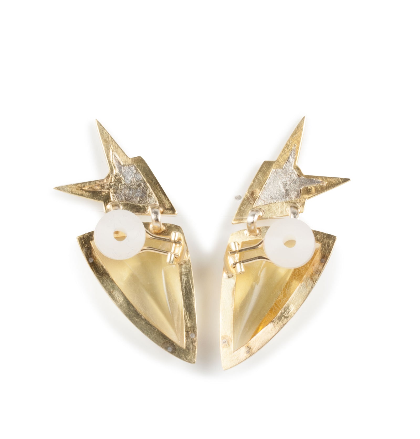 Bernstein Ohrclips - Goldschmiede Krack