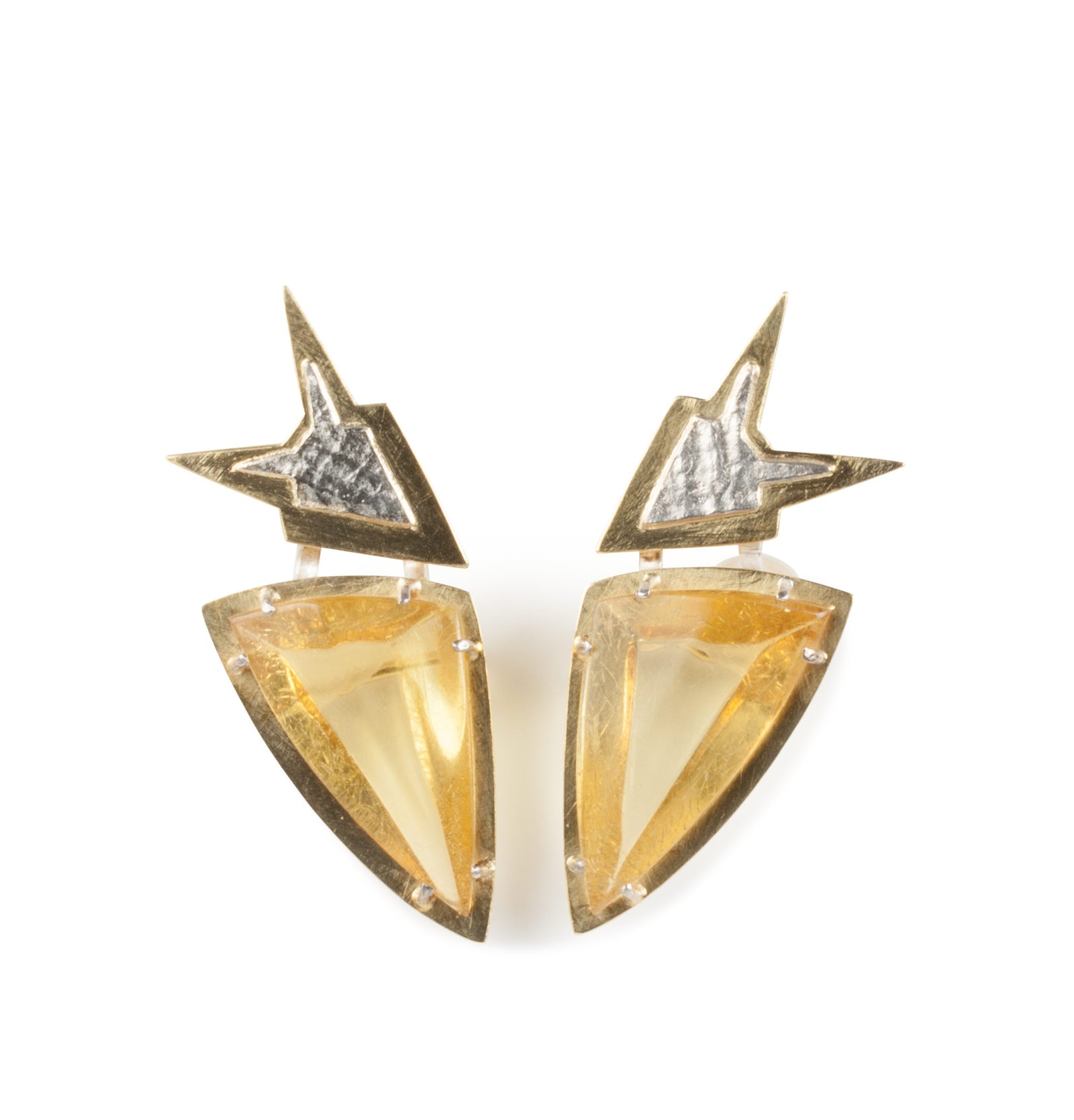 Bernstein Ohrclips - Goldschmiede Krack