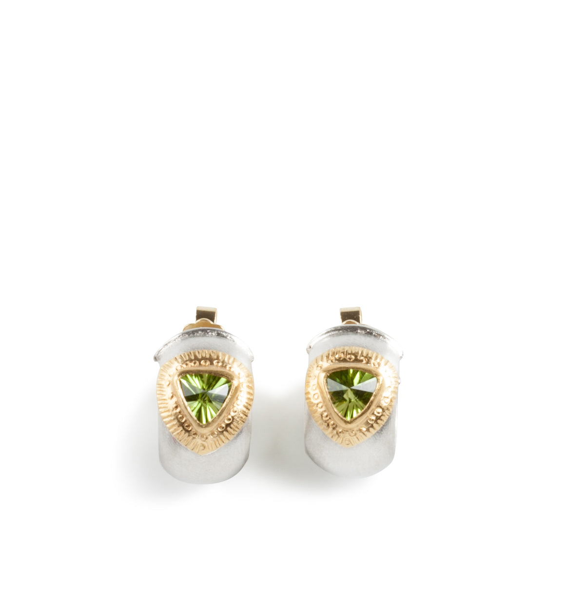 Peridot Ohrstecker - Goldschmiede Krack