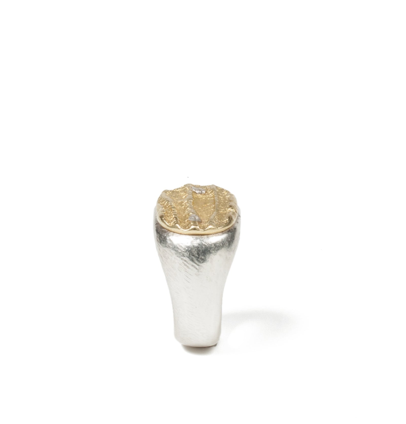 925 Silber Ring mit 750 Gold - Goldschmiede Krack